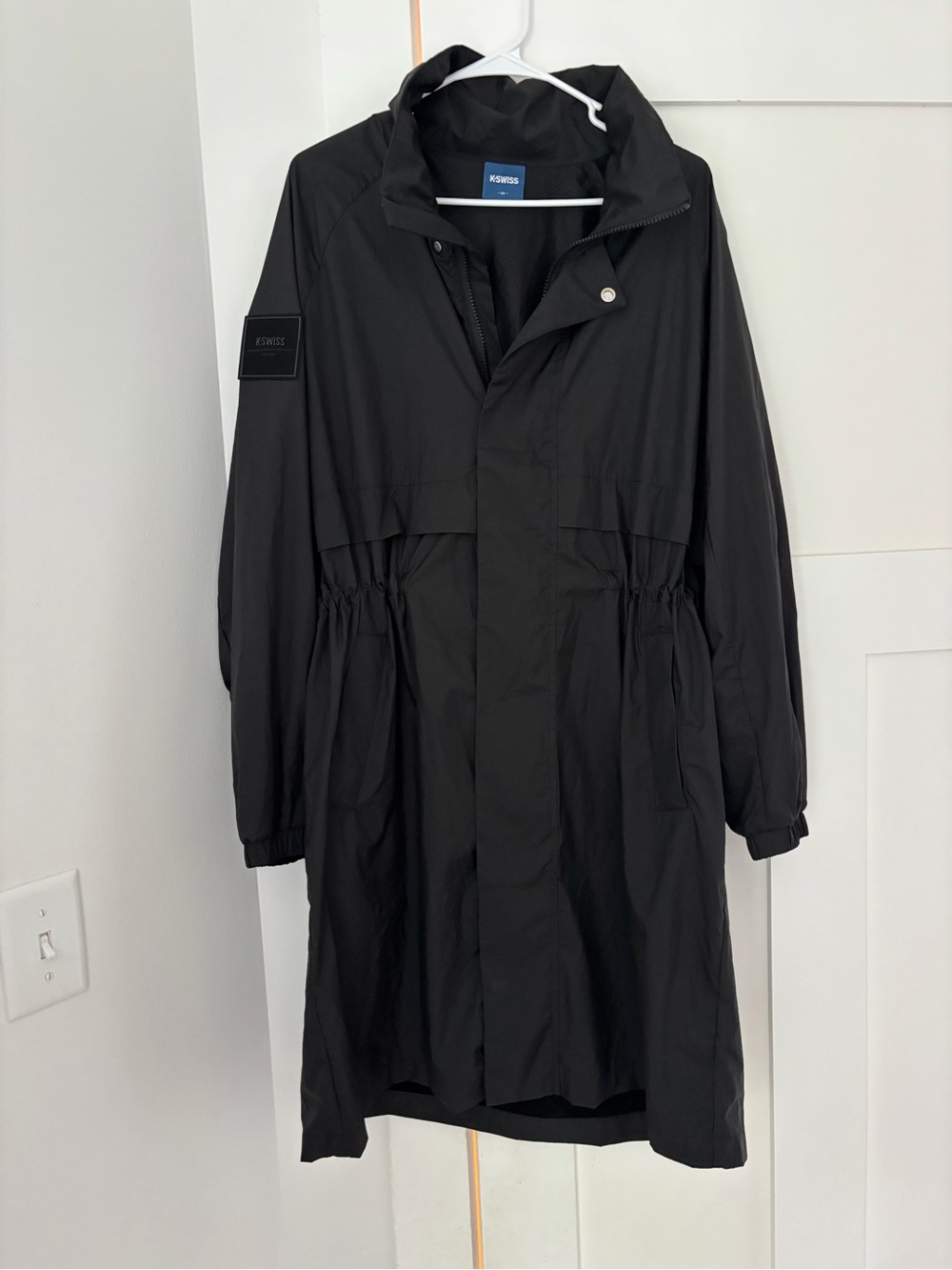 K. Swiss long trench jacket